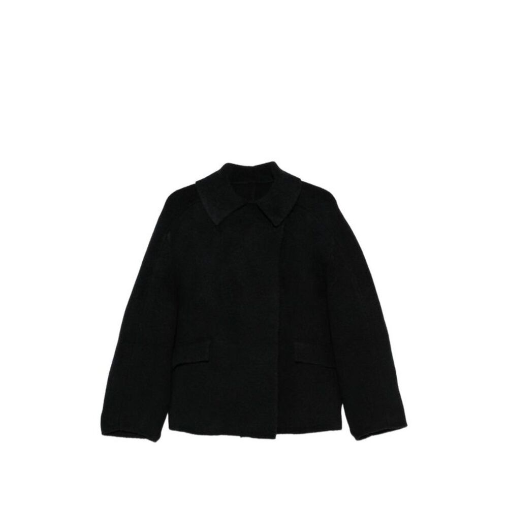 Boboutic Women Wool Double-Breasted Jacket